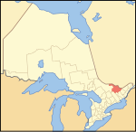 Map of Ontario RENFREW